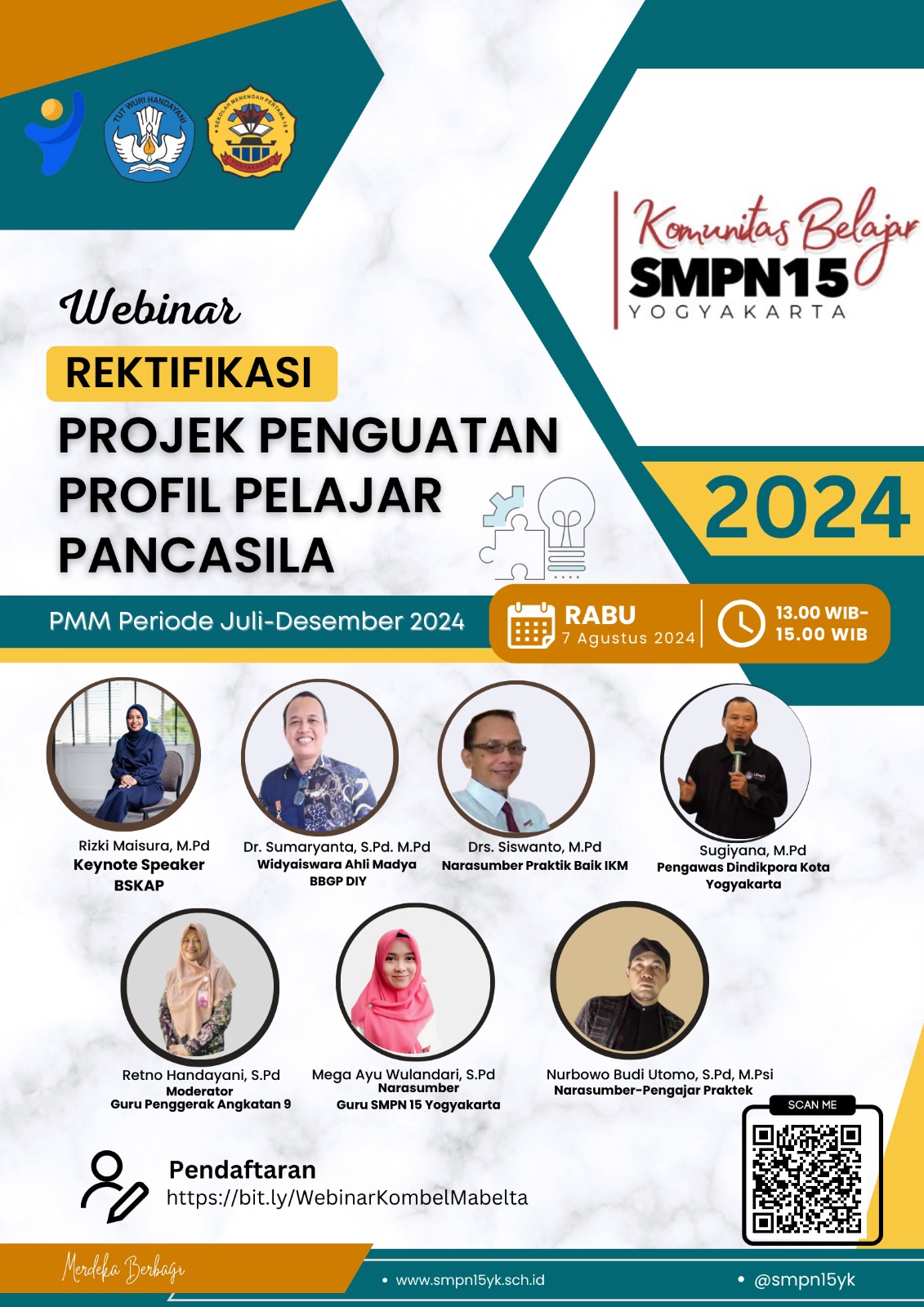 You are currently viewing WEBINAR KOMUNITAS MABELTA “REKTIFIKASI PROJEK PENGUATAN PROFIL PELAJAR PANCASILA”